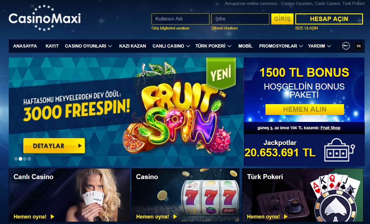 Casino Maxi Belge Gönderme